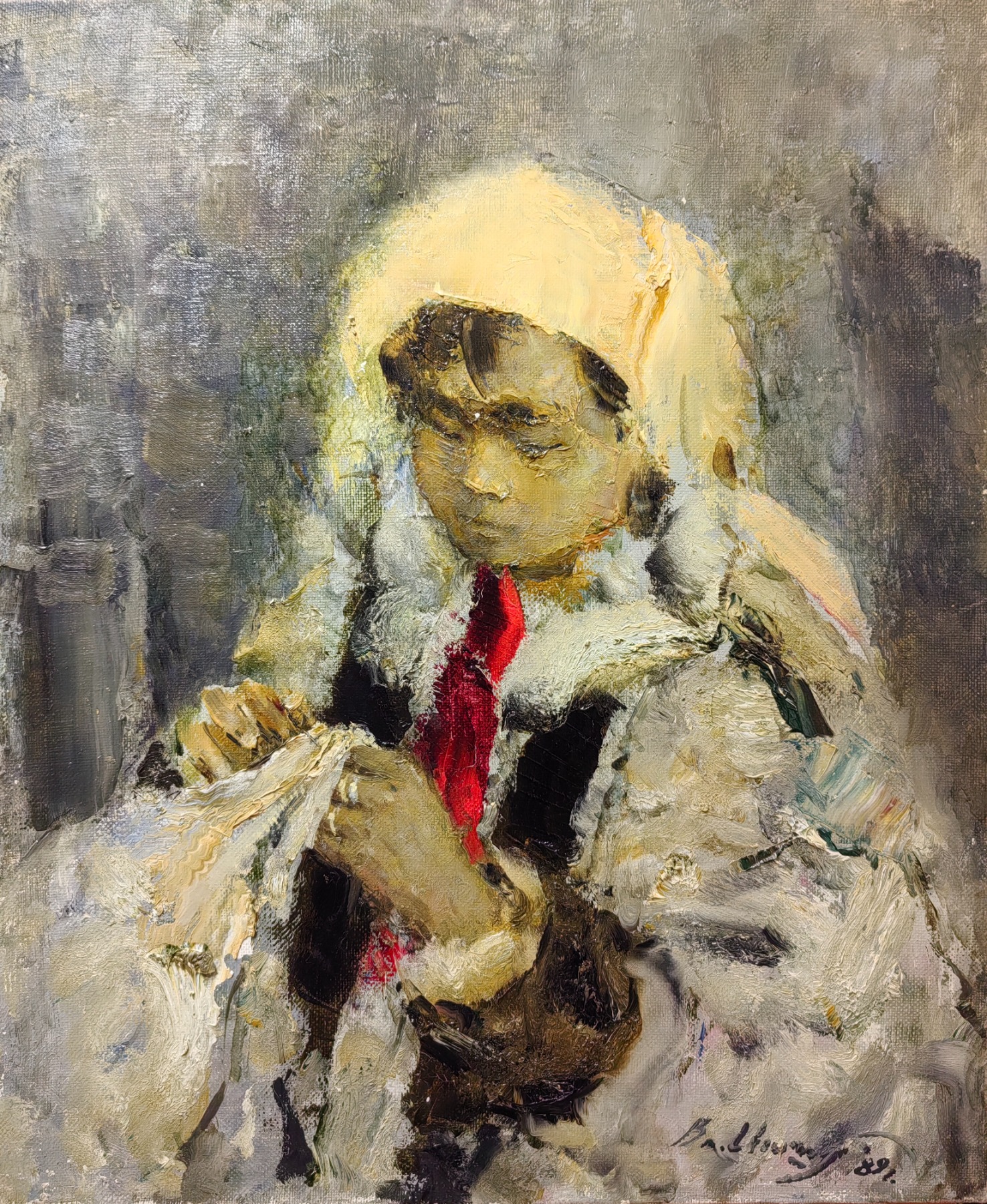 Игошев Владимир Александрович. За шитьем