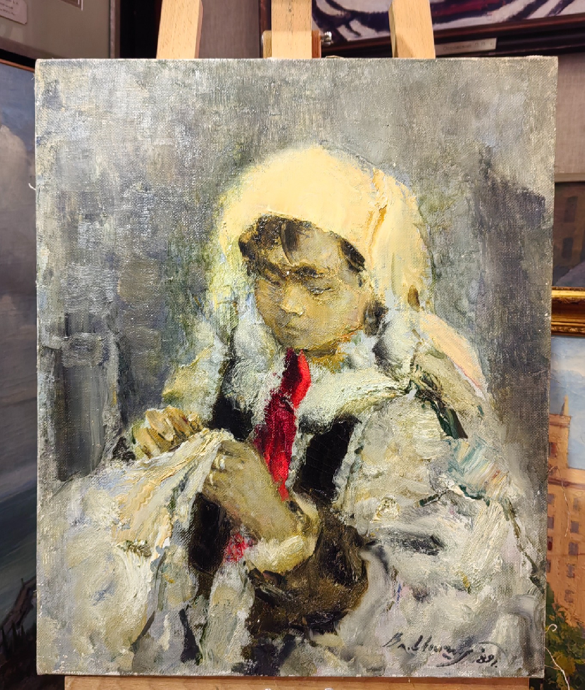 Игошев Владимир Александрович. За шитьем