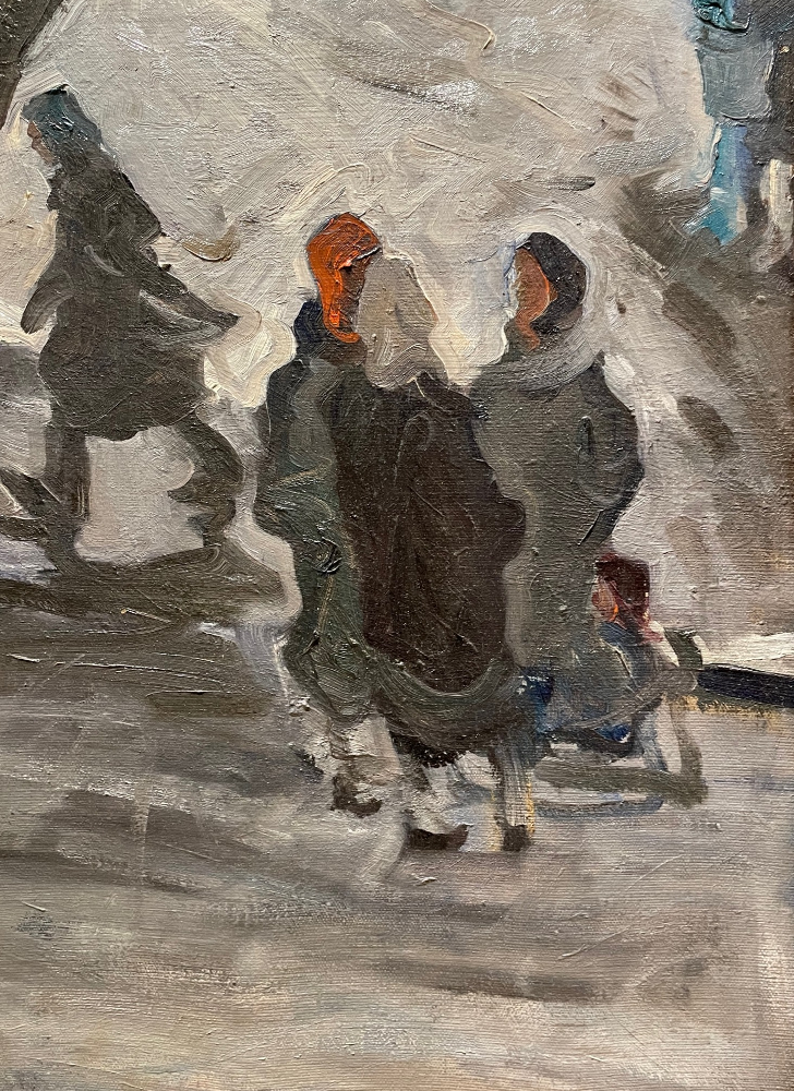 Алексеев Адольф Евгеньевич. Новодеревенская улица. Старая Москва