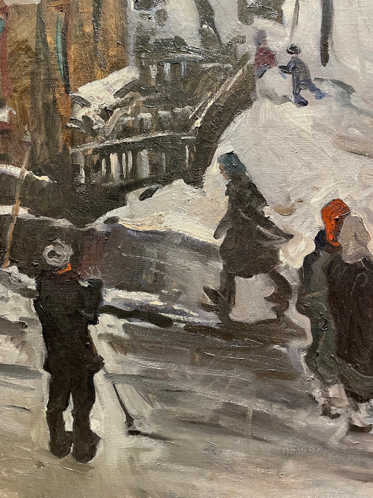 Алексеев Адольф Евгеньевич. Новодеревенская улица. Старая Москва
