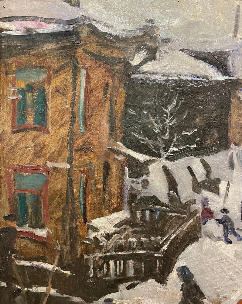 Алексеев Адольф Евгеньевич. Новодеревенская улица. Старая Москва