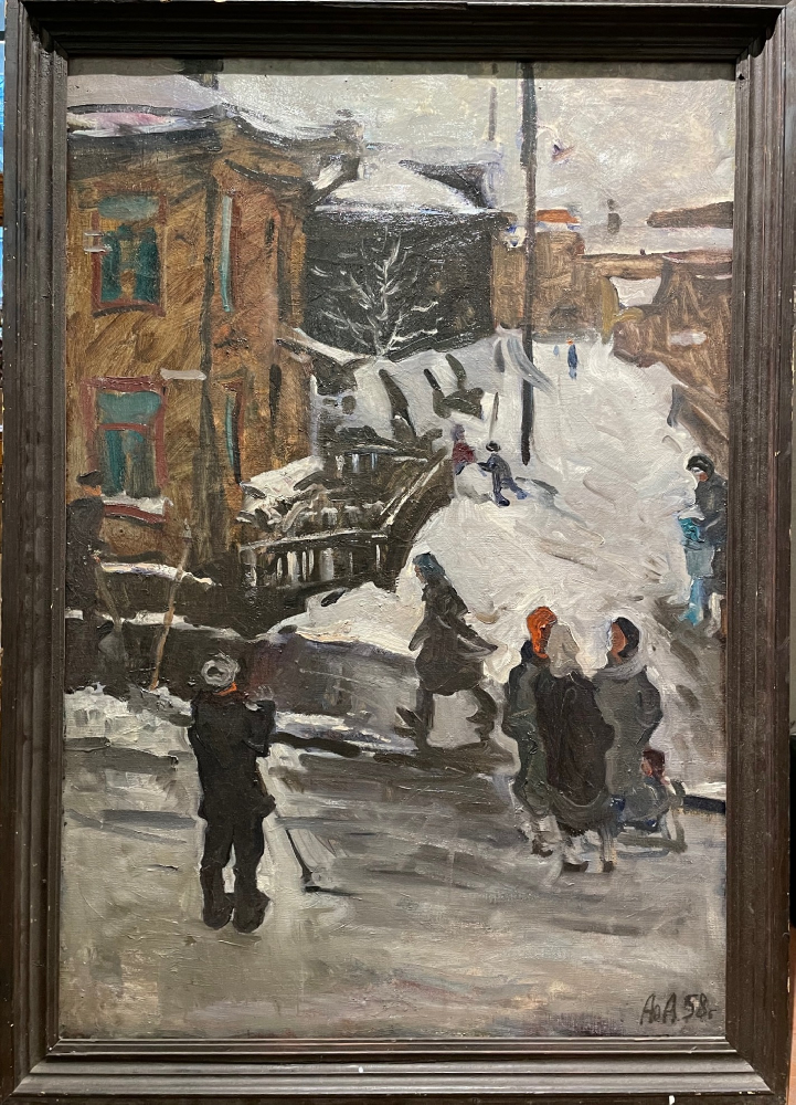 Алексеев Адольф Евгеньевич. Новодеревенская улица. Старая Москва
