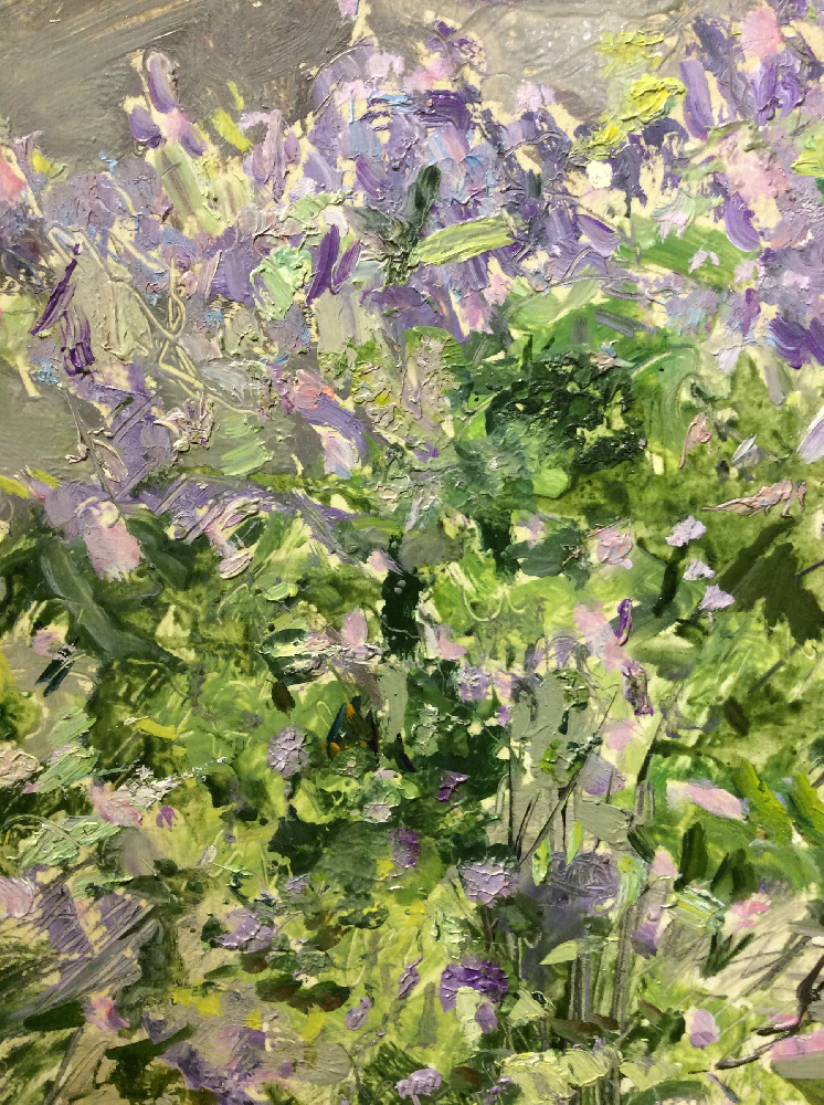 Ромадин Николай Михайлович. Цветущая сирень