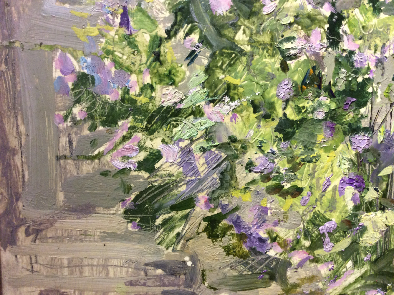 Ромадин Николай Михайлович. Цветущая сирень