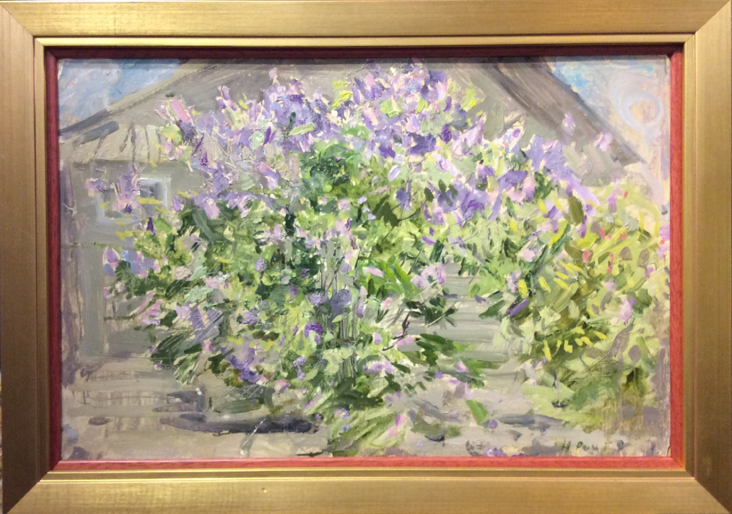 Ромадин Николай Михайлович. Цветущая сирень