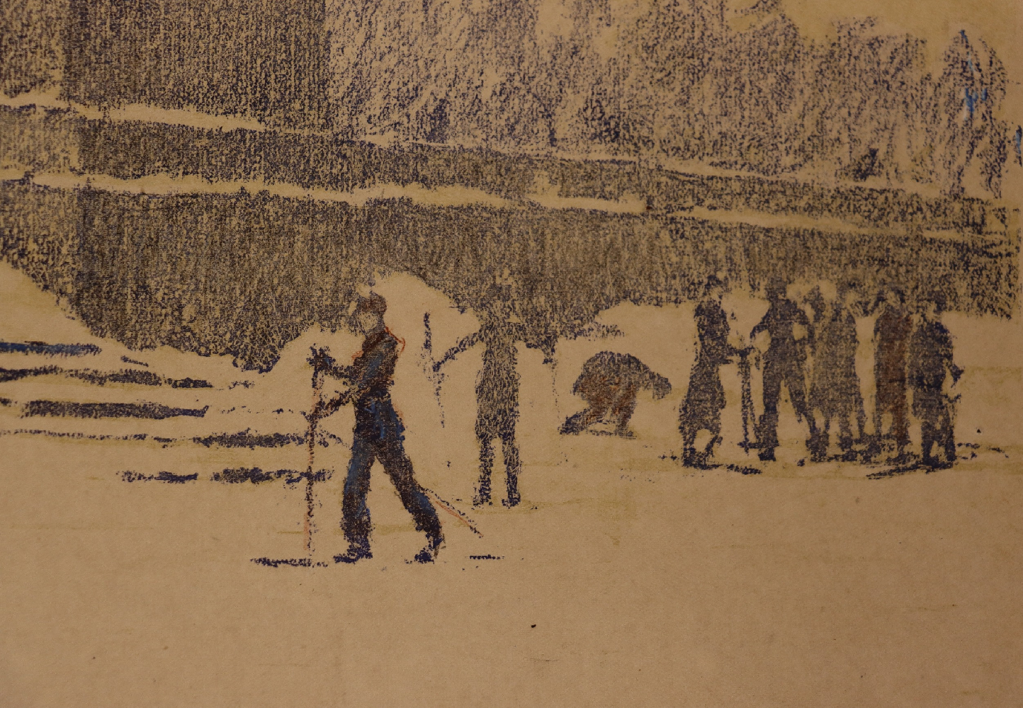 Ванеев Петр Иванович. Ленинград. У Академии художеств.