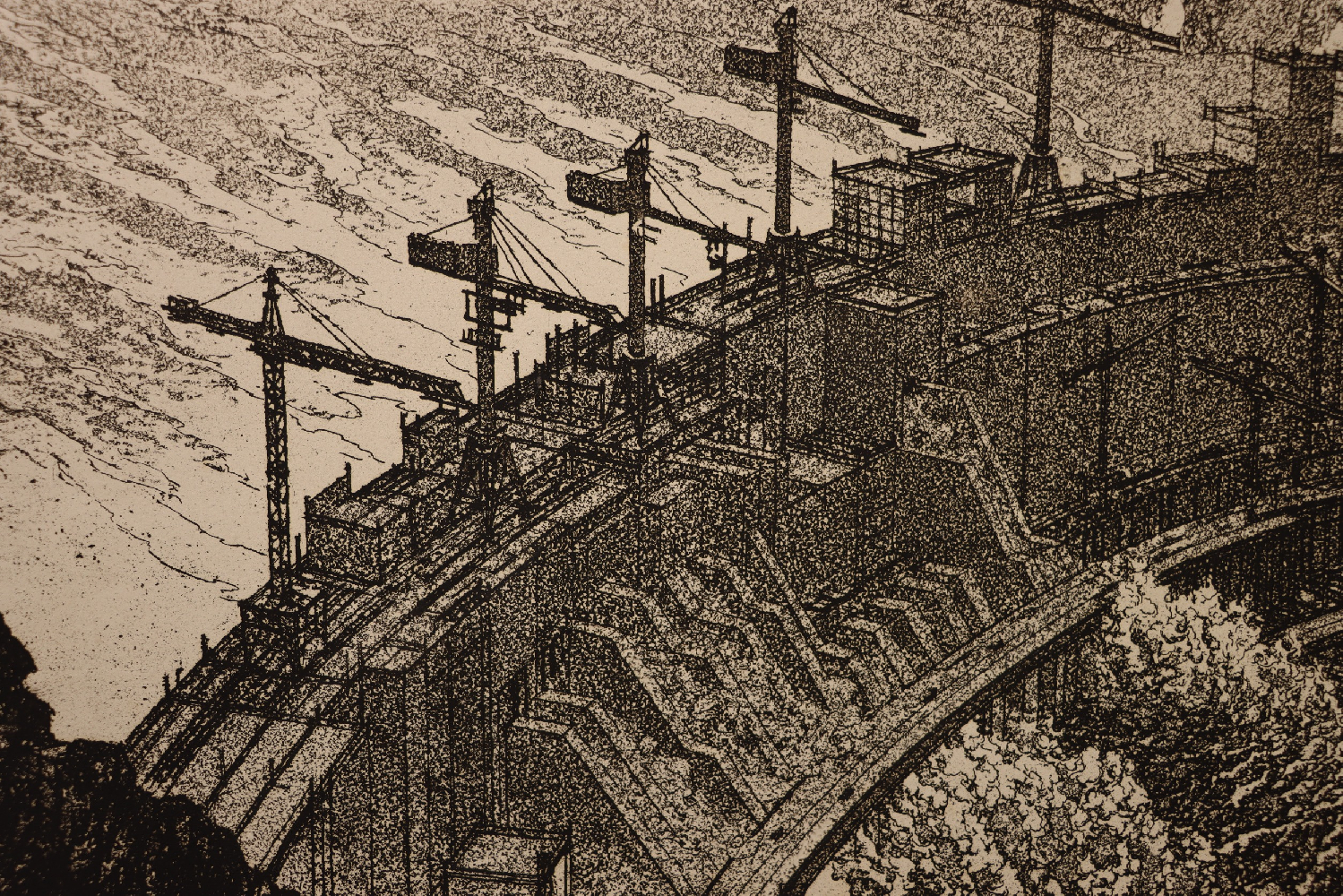 Ванеев Петр Иванович. Над плотиной Саяно-Шушенской ГЭС