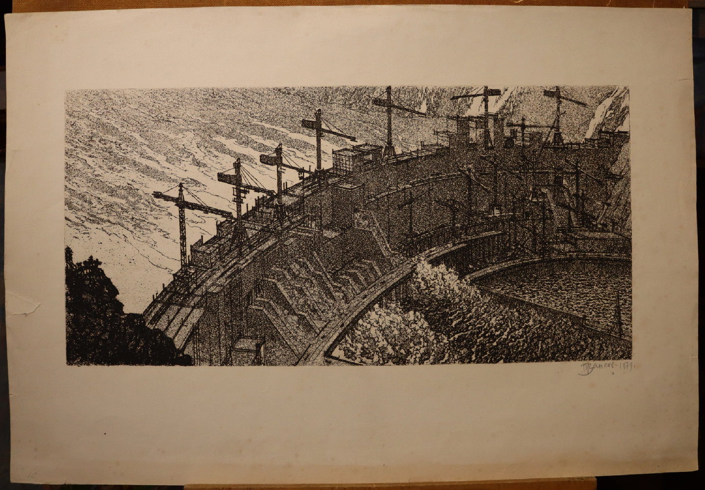 Ванеев Петр Иванович. Над плотиной Саяно-Шушенской ГЭС