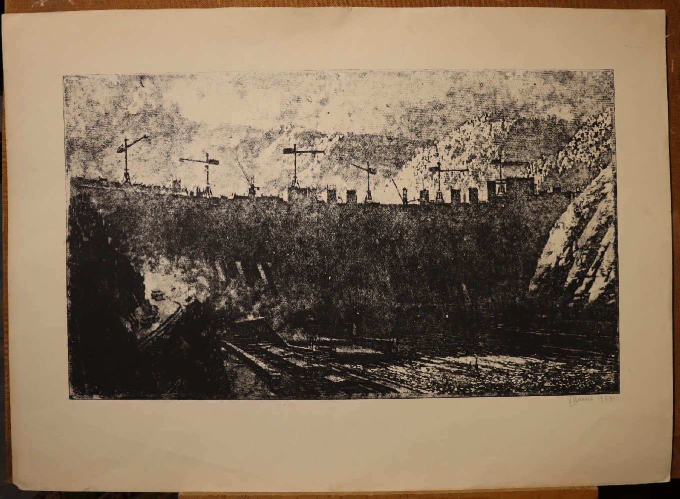 Ванеев Петр Иванович. Растет преграда Енисею