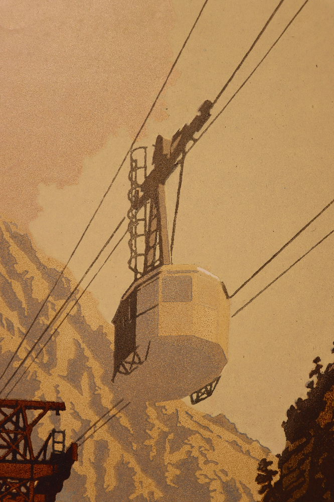 Ванеев Петр Иванович. Подвесная дорога в горах