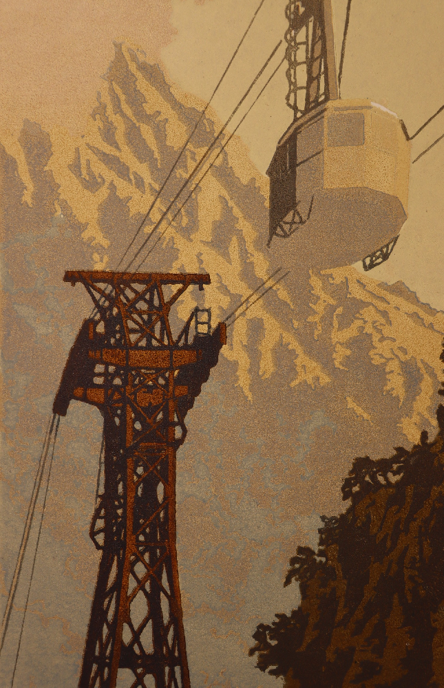 Ванеев Петр Иванович. Подвесная дорога в горах