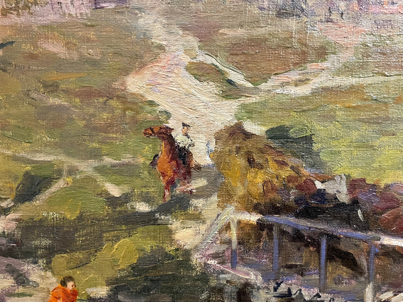 Земблинова Наталья Сергеевна. Табун на переправе