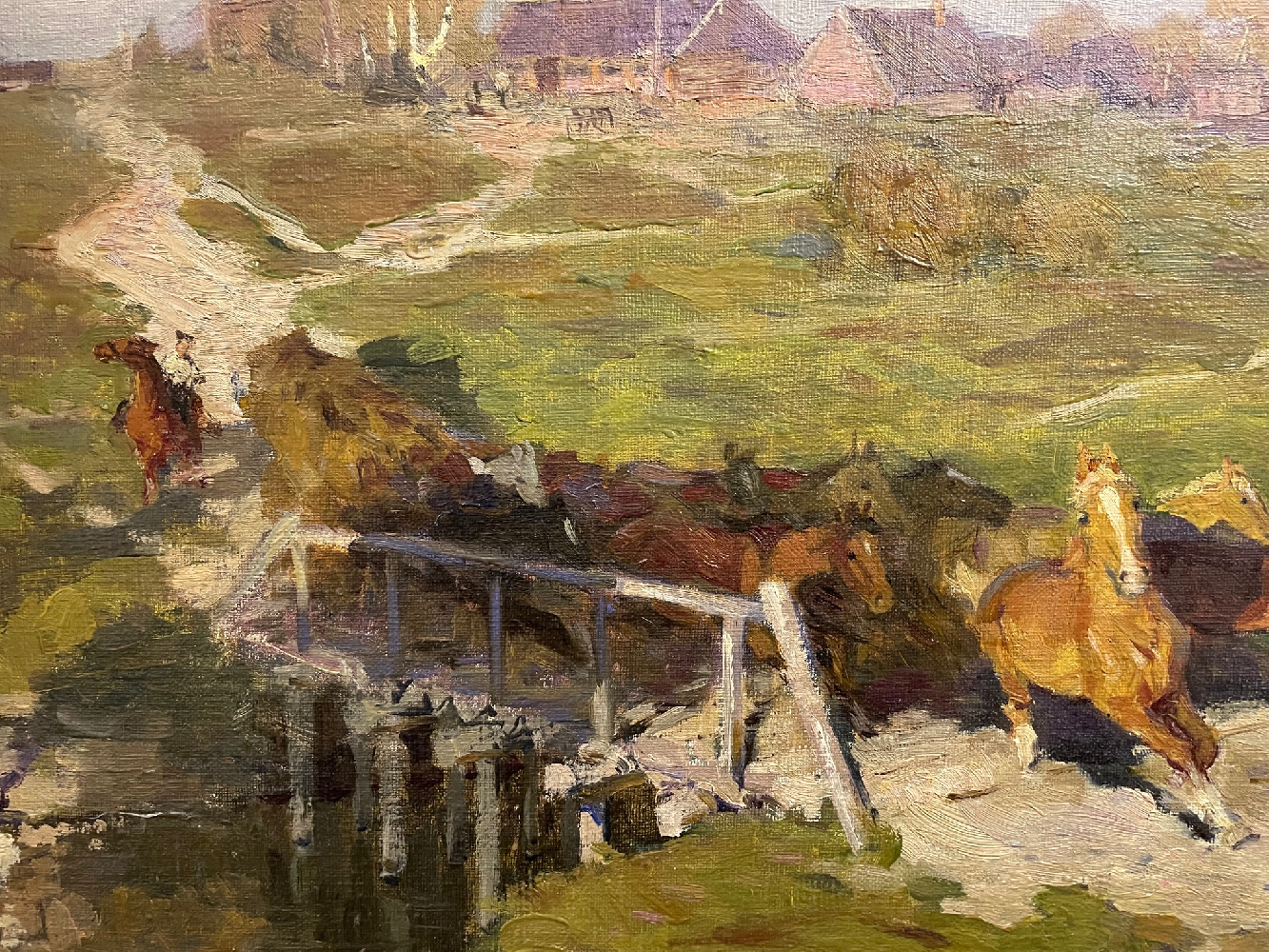 Земблинова Наталья Сергеевна. Табун на переправе