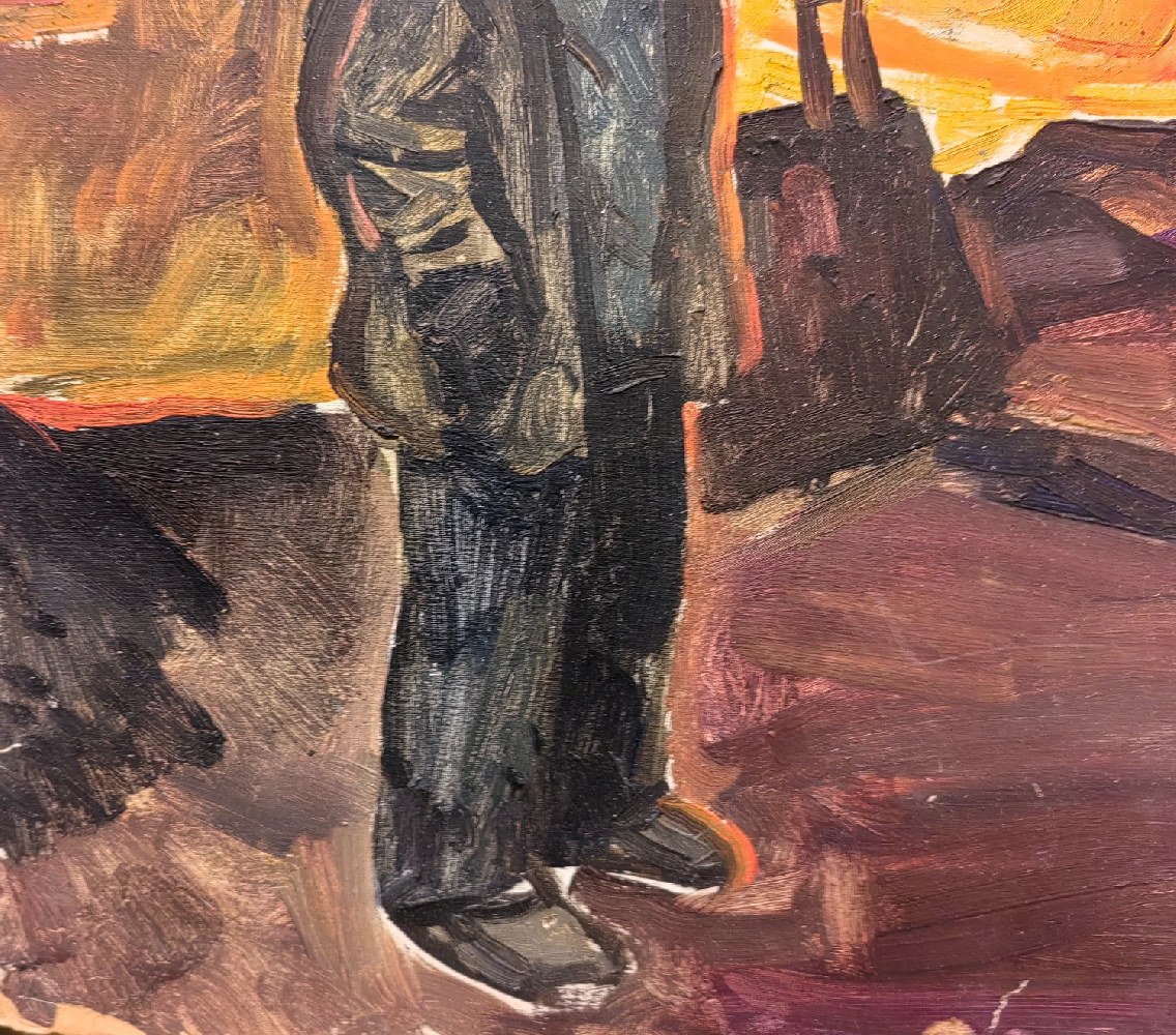 Никонов Михаил Фёдорович. В доменном цеху.