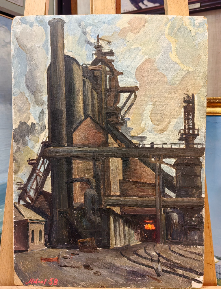 Никонов Михаил Фёдорович. Доменная печь