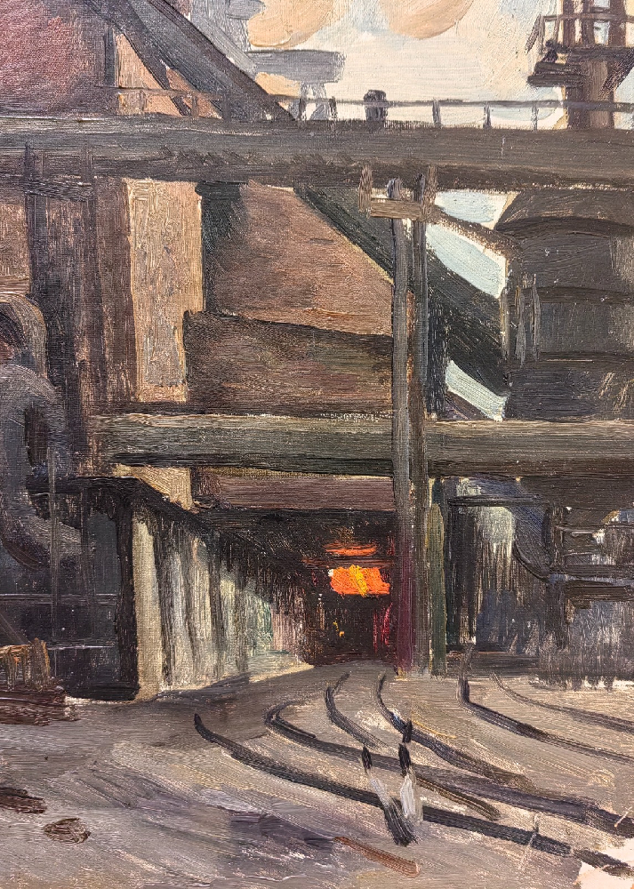 Никонов Михаил Фёдорович. Доменная печь