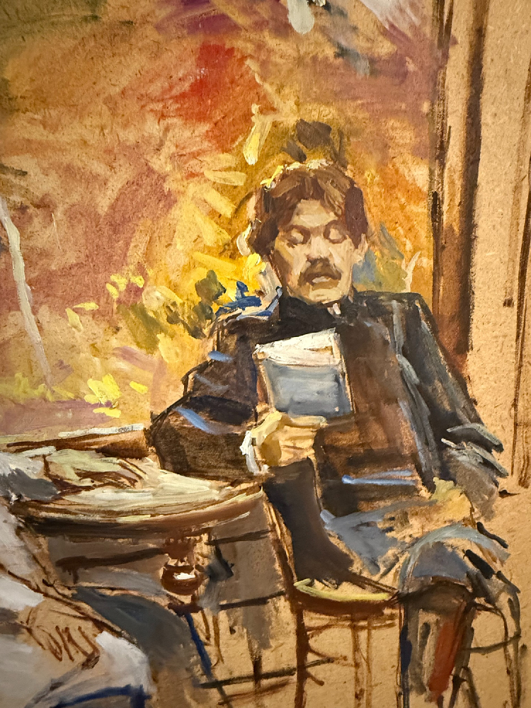 Налбандян Дмитрий Аркадьевич. А.М. Горький  у Л.Н. Толстого в Ясной Поляне