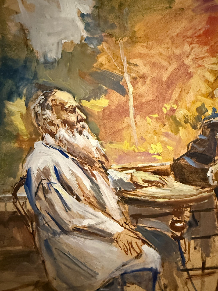 Налбандян Дмитрий Аркадьевич. А.М. Горький  у Л.Н. Толстого в Ясной Поляне