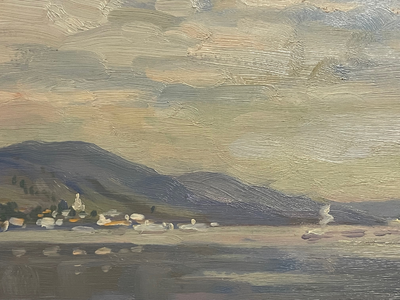 Шлепнёв Василий Степанович. Коровы на водопое