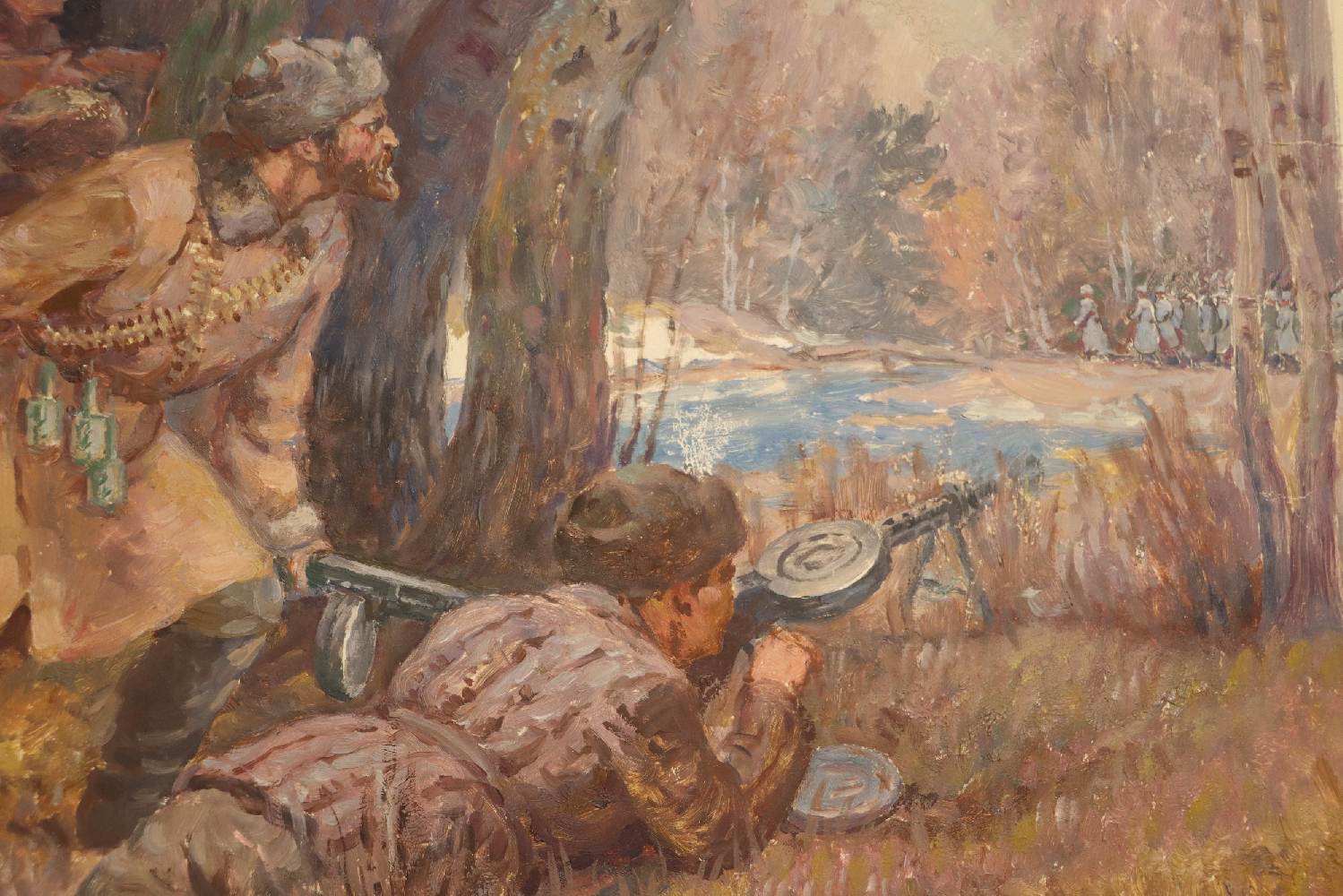 Шлепнёв Василий Степанович. Партизанская засада