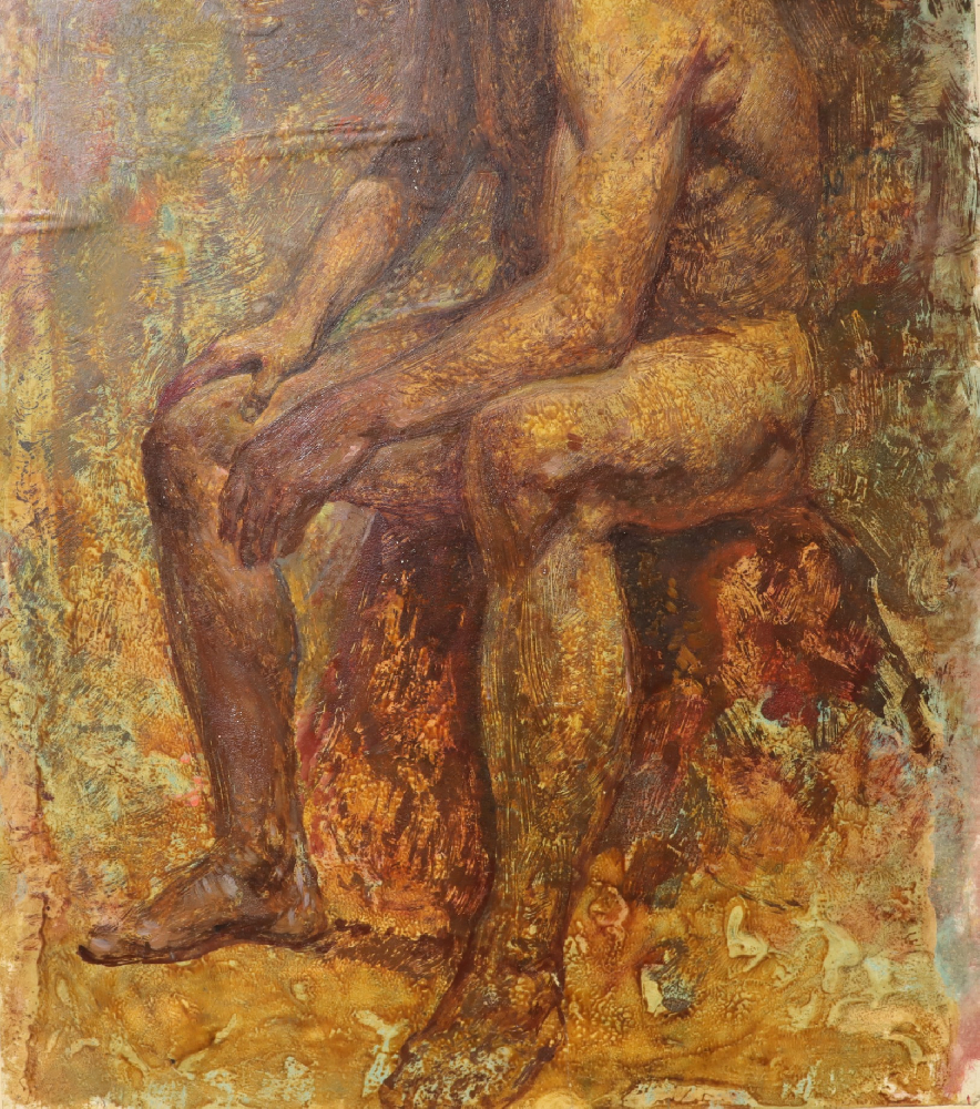 Шлепнёв Василий Степанович. Сидящий натурщик