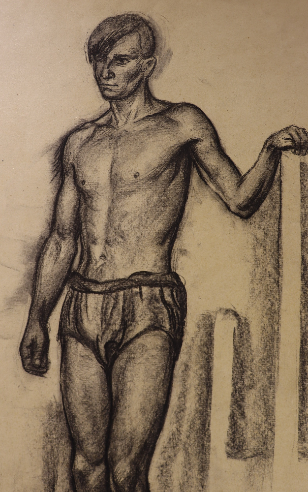 Шлепнёв Василий Степанович. Натурщик