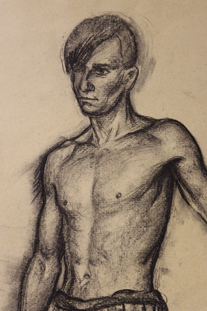 Шлепнёв Василий Степанович. Натурщик