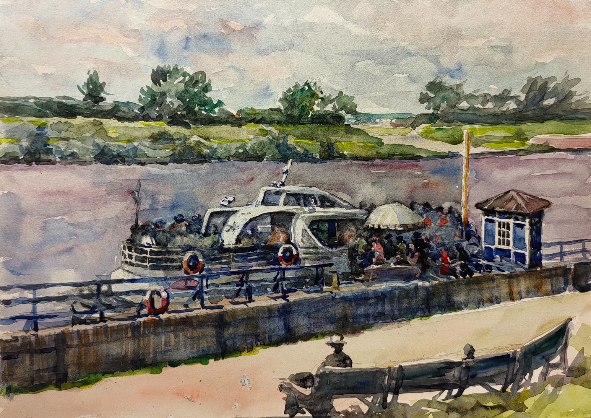 Лапин Василий Алексеевич. У причала. 22