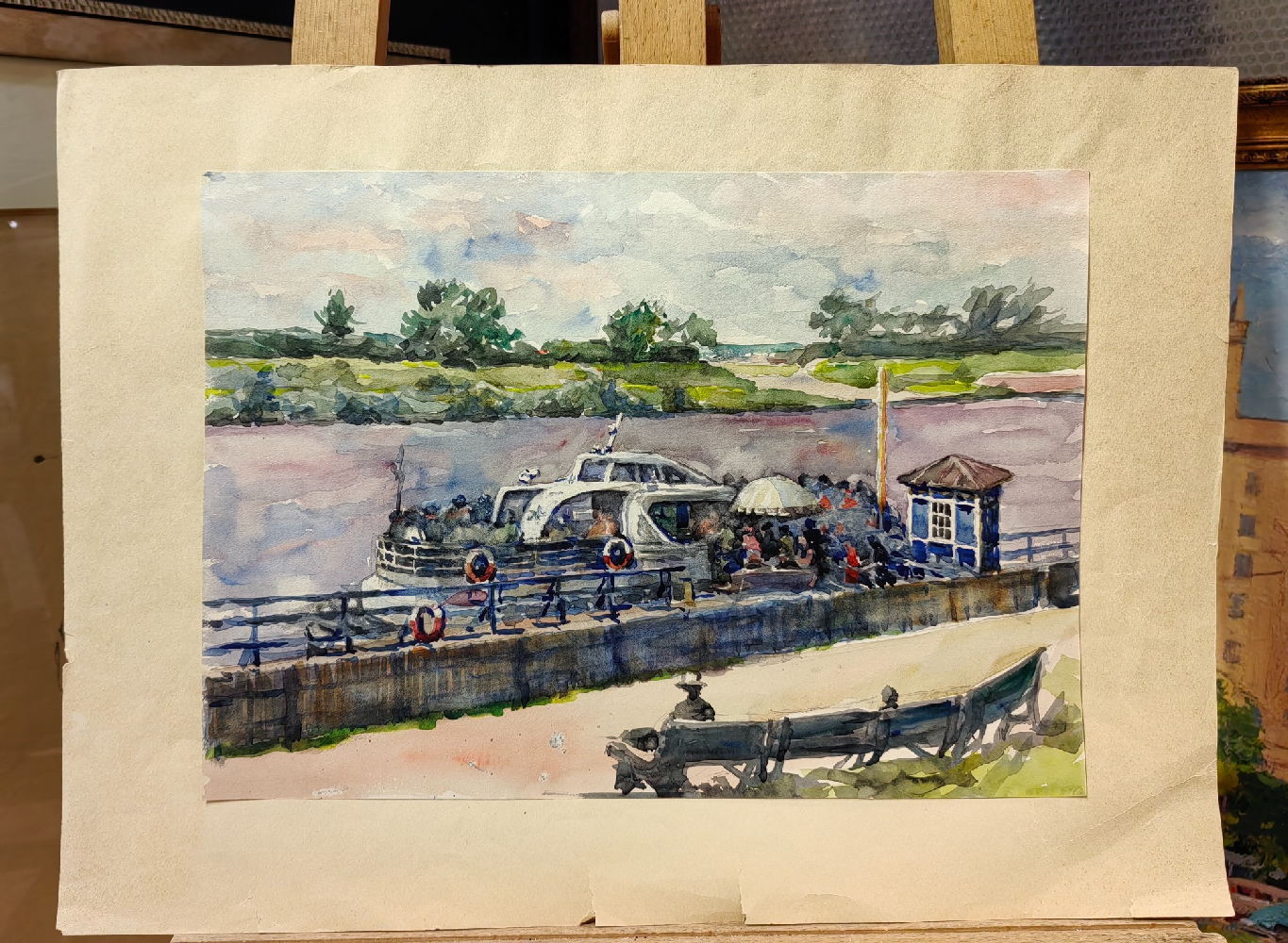 Лапин Василий Алексеевич. У причала. 22