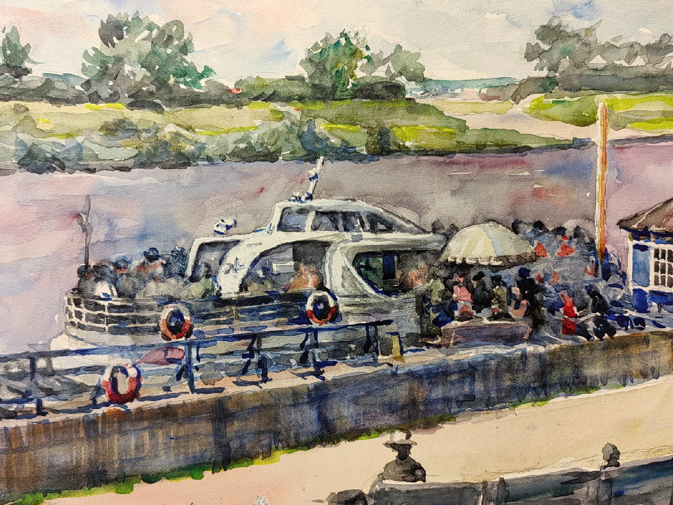 Лапин Василий Алексеевич. У причала. 22