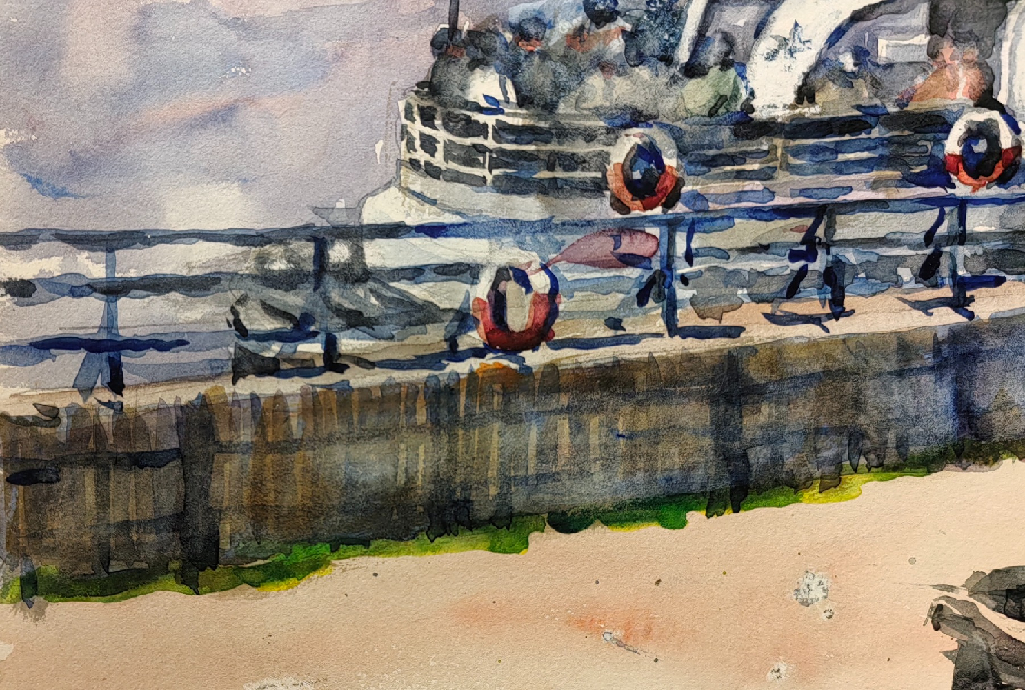 Лапин Василий Алексеевич. У причала. 22