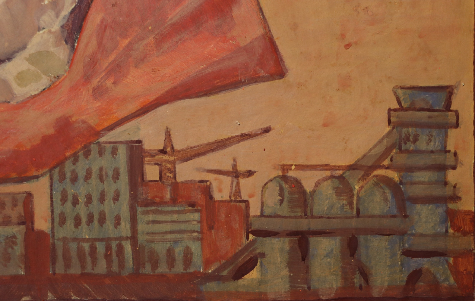 Кудрявцев Евгений Васильевич. Эскиз панно