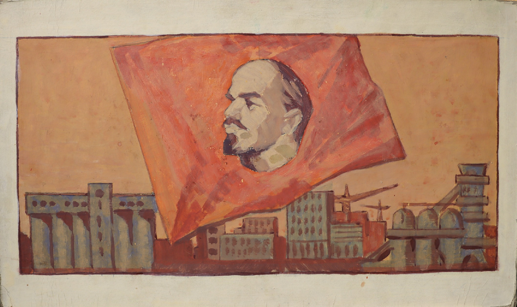 Кудрявцев Евгений Васильевич. Эскиз панно