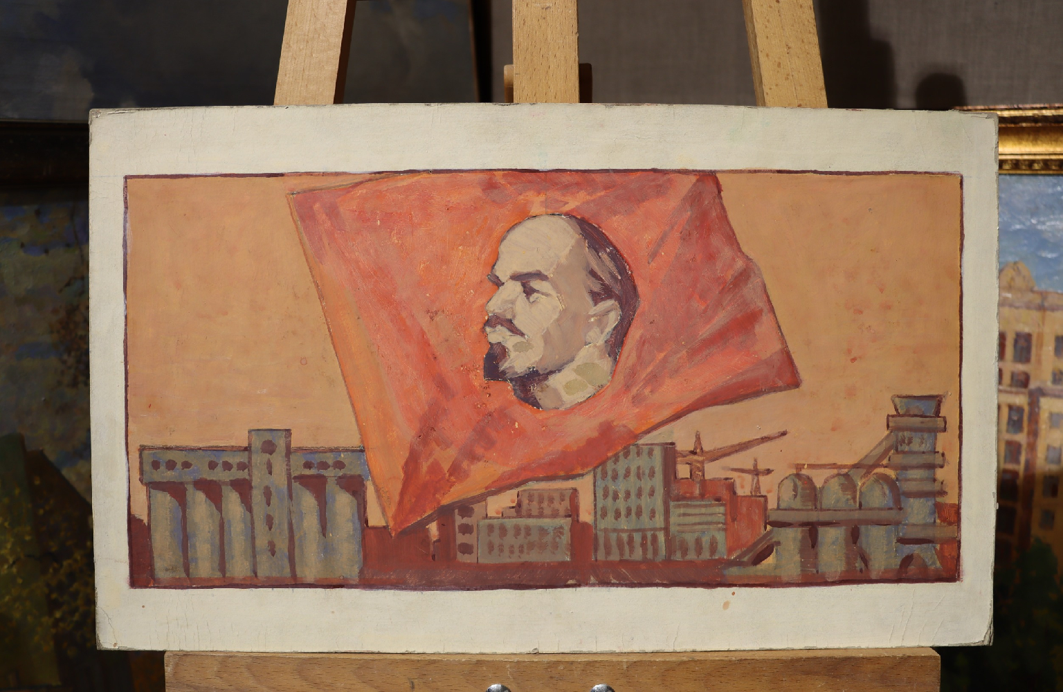 Кудрявцев Евгений Васильевич. Эскиз панно