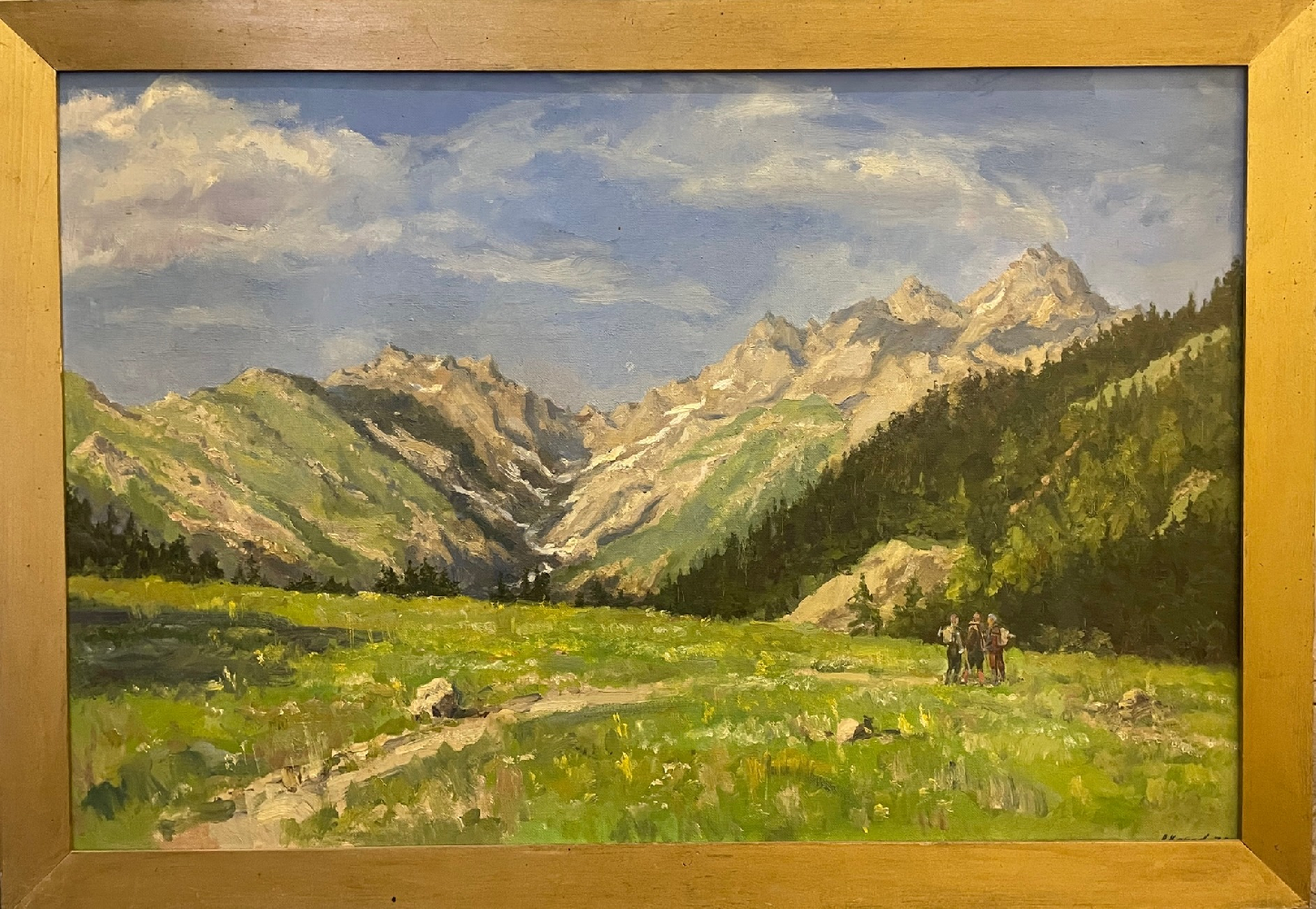 Крылов Андрей Порфирьевич. Альпийские луга. У перевала