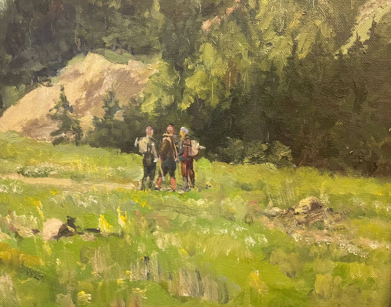 Крылов Андрей Порфирьевич. Альпийские луга. У перевала