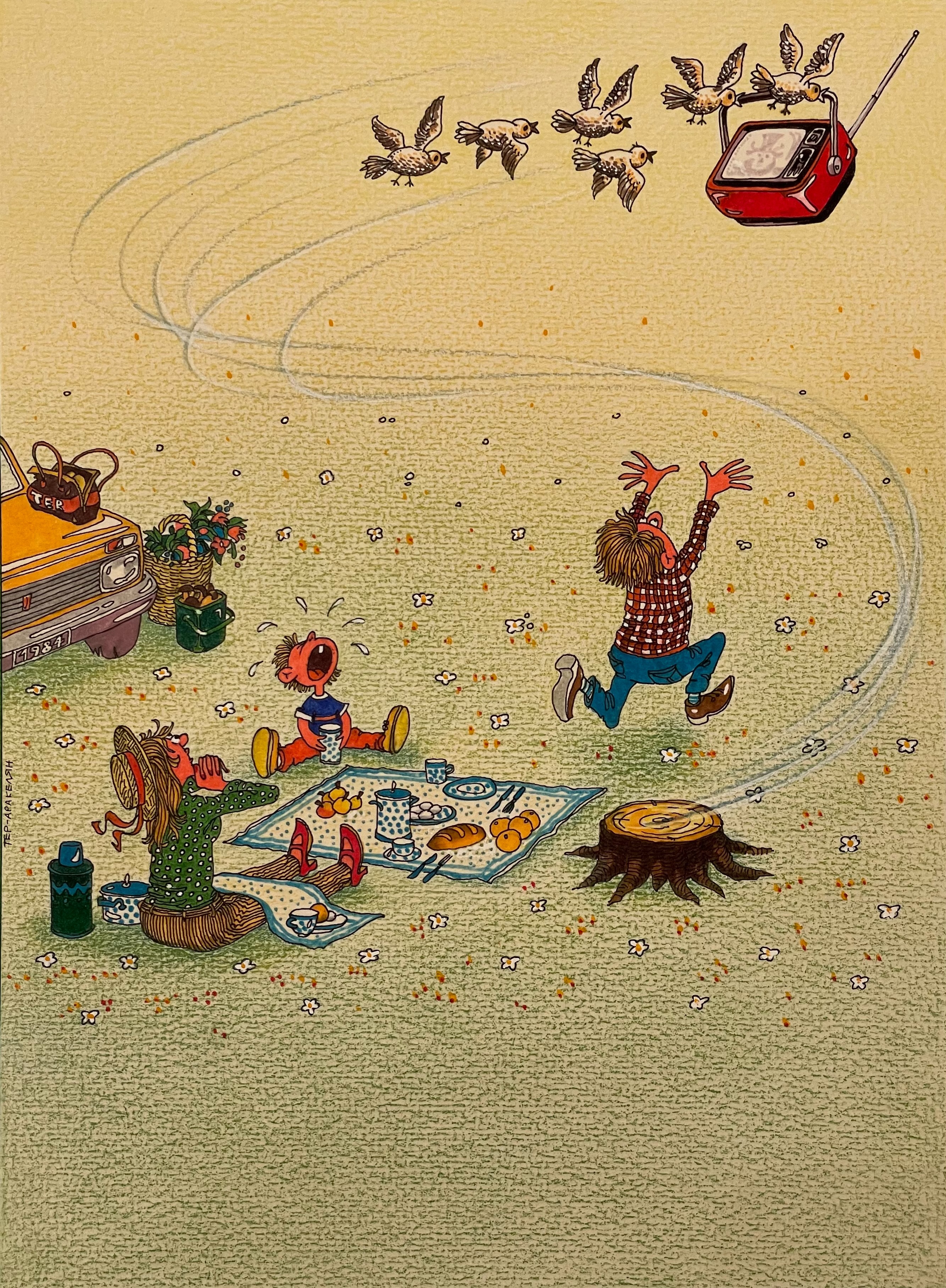 Тер-Аракелян Игорь Усикович. Шарж 