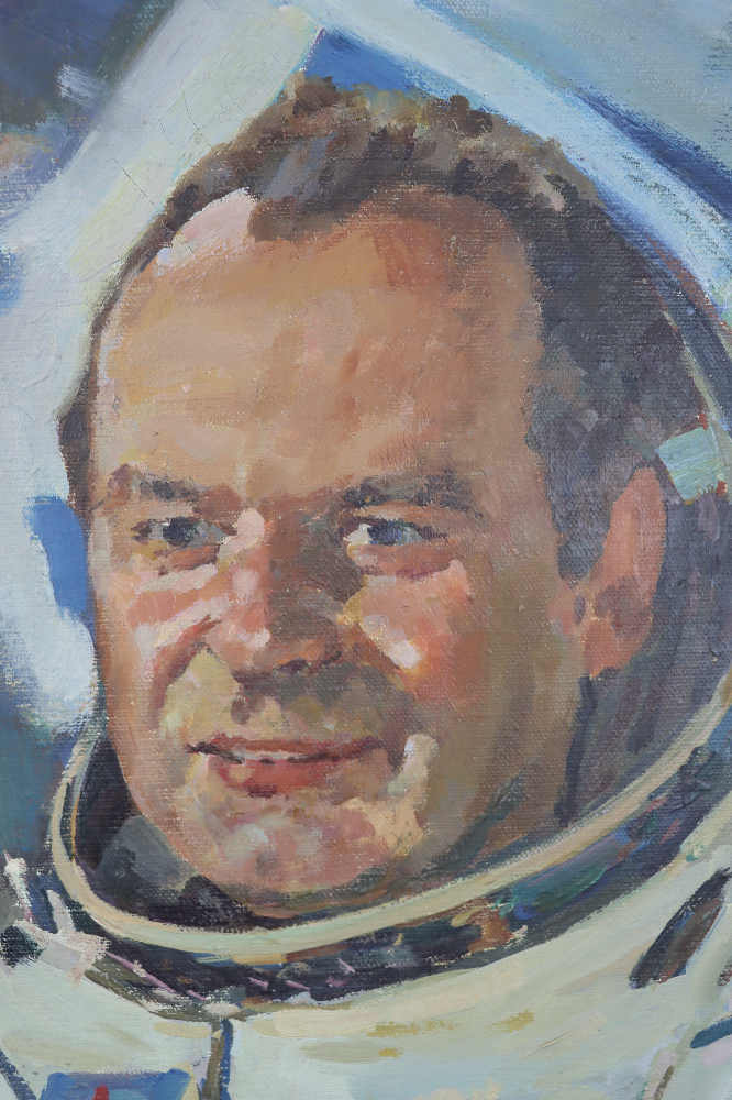 Бабаев Джимшуд Ибрагимович. Портрет космонавта Титова Германа Степановича