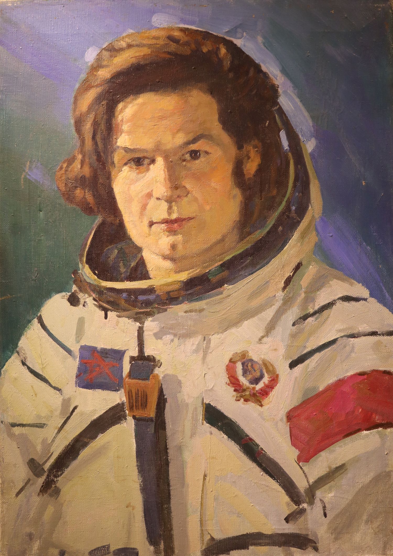 Бабаев Джимшуд Ибрагимович. Портрет космонавта Терешковой Валентины Владимировны