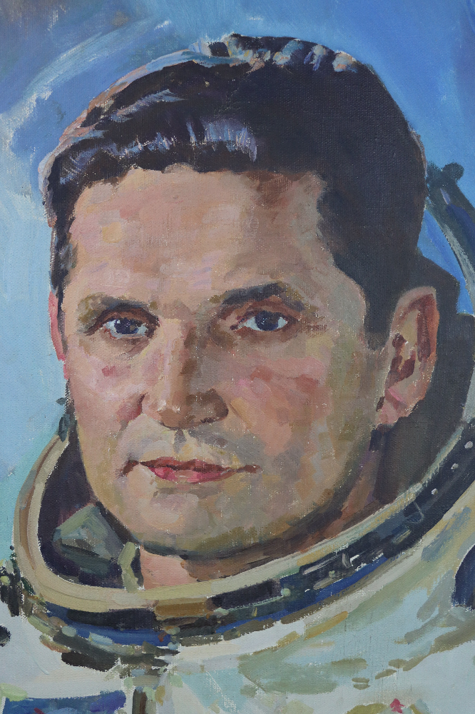 Бабаев Джимшуд Ибрагимович. Портрет космонавта Волынова Бориса Валентиновича