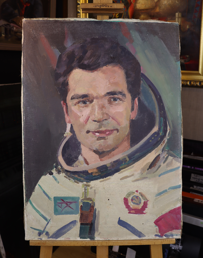 Бабаев Джимшуд Ибрагимович. Портрет космонавта Зудова Вячеслава Дмитриевича