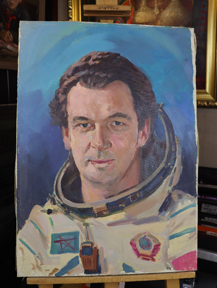 Бабаев Джимшуд Ибрагимович. Портрет космонавта Севастьянова Виталия Ивановича