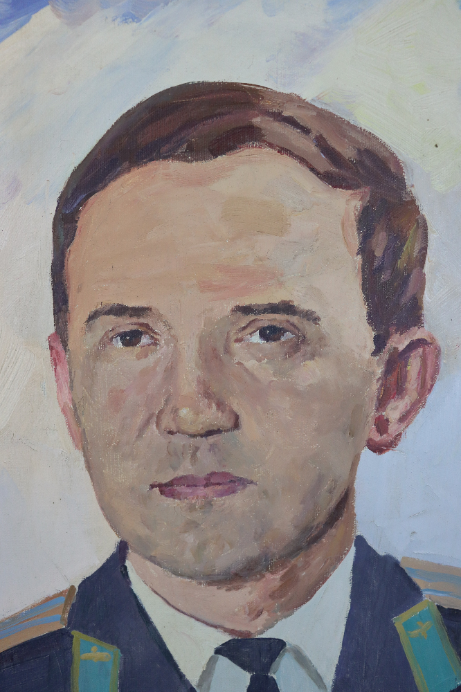 Бабаев Джимшуд Ибрагимович. Портрет космонавта Добровольского Георгия Тимофеевича