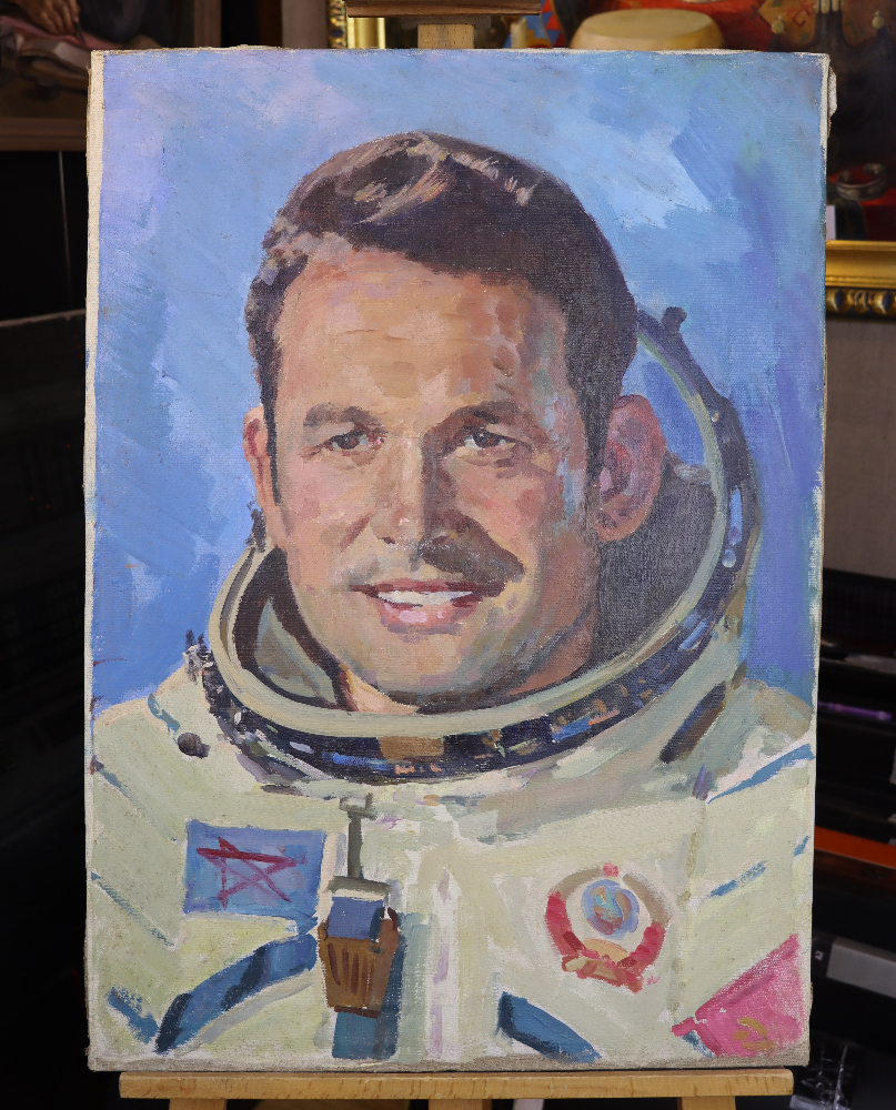 Бабаев Джимшуд Ибрагимович. Портрет космонавта Шонина Георгия Степановича