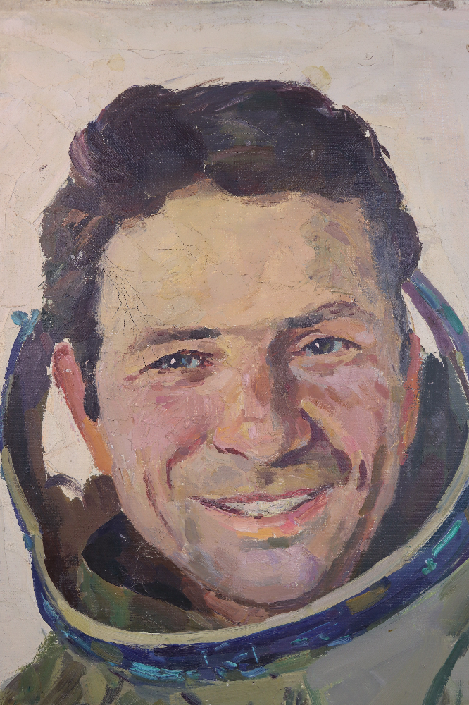 Бабаев Джимшуд Ибрагимович. Портрет космонавта Ляхова Владимира Афанасьевича