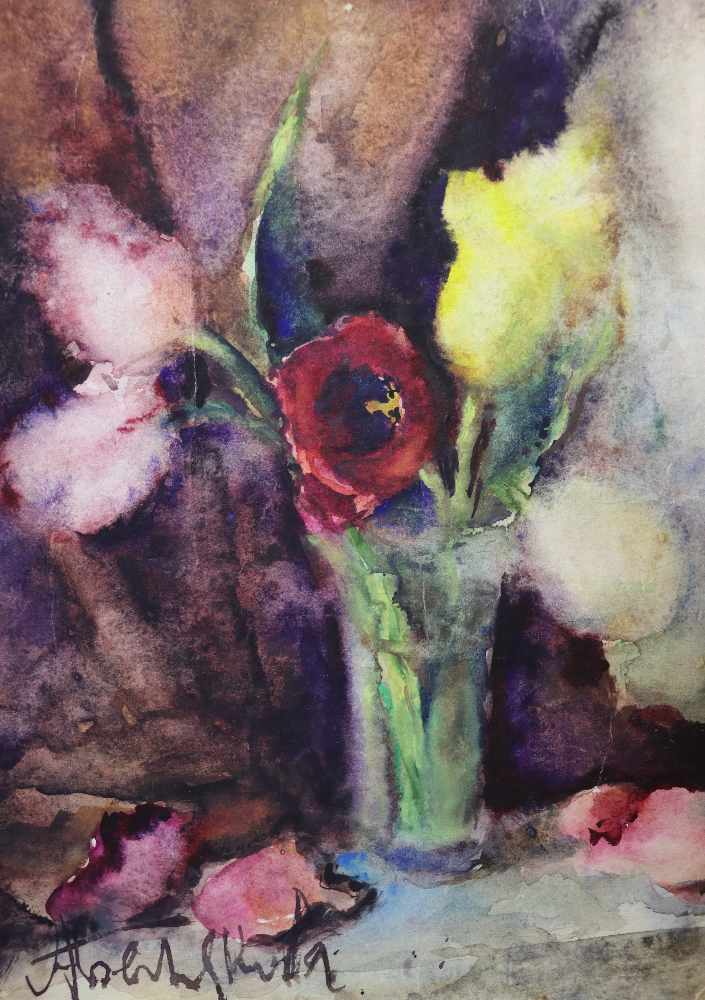 Белякова Алла Михайловна. Тюльпаны в вазе