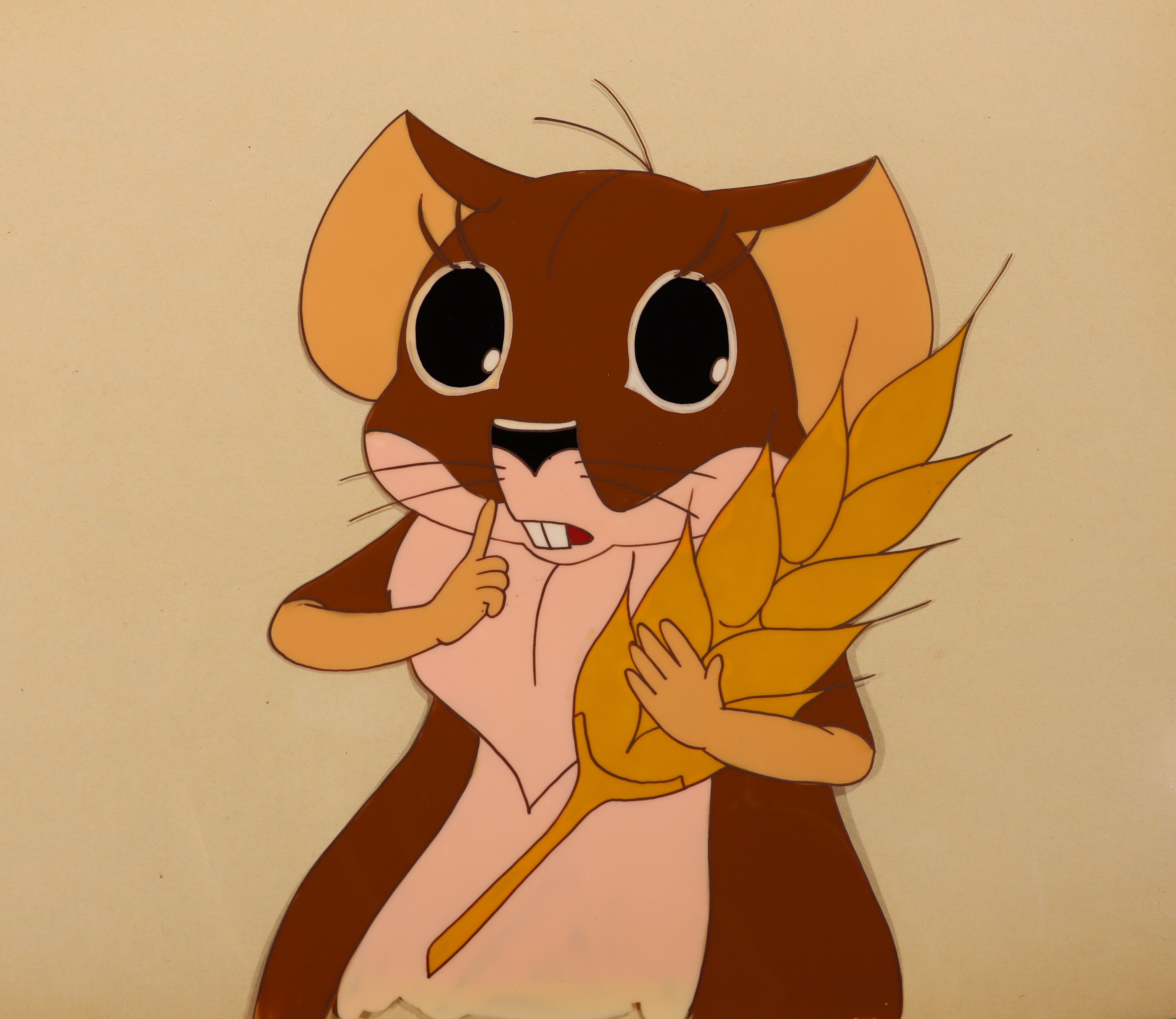 Каюков Леонид Леонтьевич. Мышка держит колос