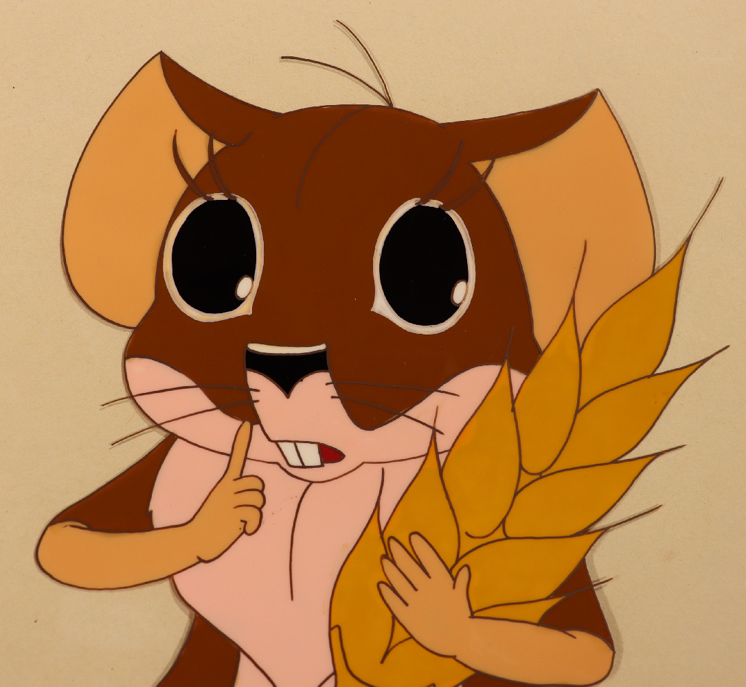 Каюков Леонид Леонтьевич. Мышка держит колос