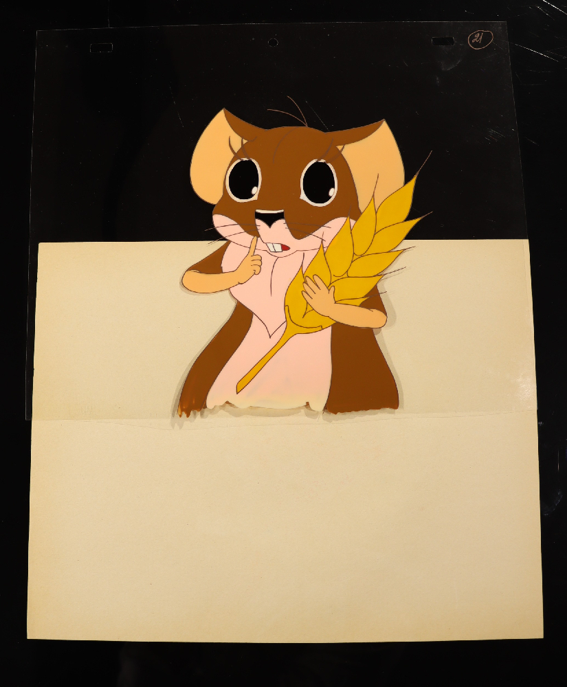 Каюков Леонид Леонтьевич. Мышка держит колос