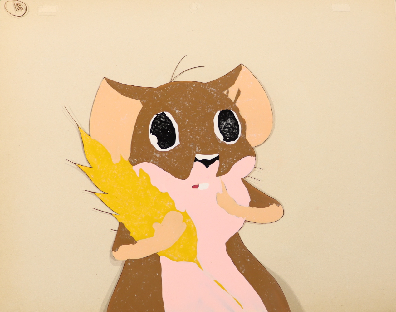 Каюков Леонид Леонтьевич. Мышка держит колос